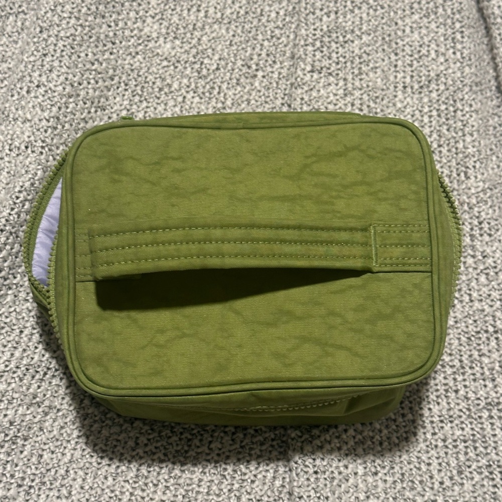 BAGGU Green Juice Large Cosmetic Bag